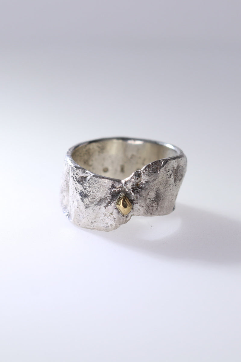 Mine gold melt Ring