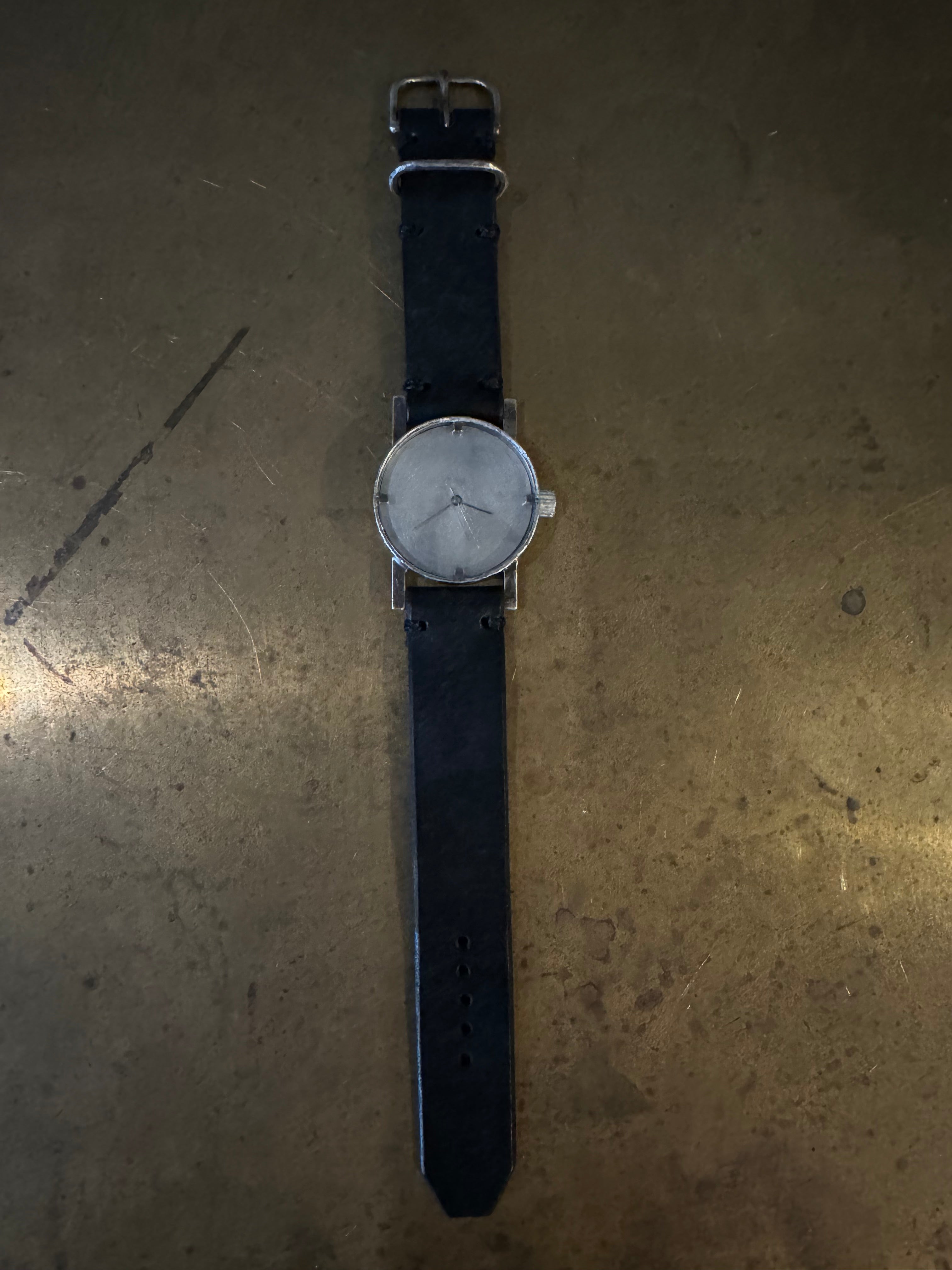 HAND MADE SILVER WATCH AUTO MATIC